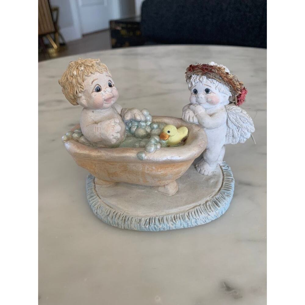 Vintage 1990s Westland Dreamsicles "Bubble Bath" Figurine